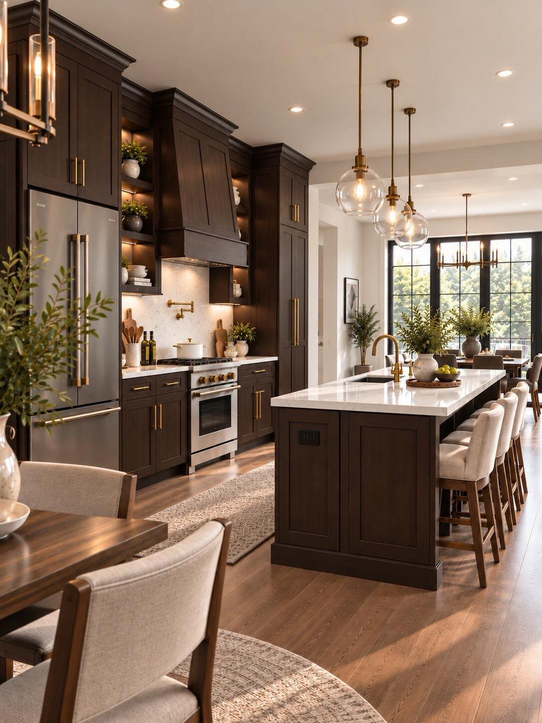 Brown Cabinet Colors: 13 Kitchen Ideas, Espresso to Mocha - SleepRism