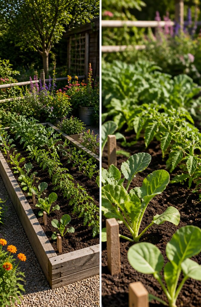 Seeds being sown directly into freshly prepared soil.
